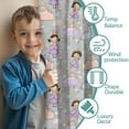 thumbnail image 3 of Blackout Kids Curtains,Pastel Princess Unicorn Pattern Childrens Insulated Curtains Set Of 2,Bedroom Essentials,Toddler Room Decor 52"x63", 3 of 5