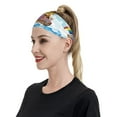 thumbnail image 4 of Wukai Rainbow Animals on Noah's Ark Sports sweatband,Men & Women Sweatband Headband for Running, Cross Training, Racquetball, Working Out, 4 of 7