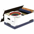 thumbnail image 2 of bankers box 0070205 stor/file storage file, lift-off lid, legal size, white/blue, 4/ct, 2 of 3