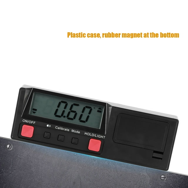 Accurate Portable Electronic Level Inclinometer, Angle Protractor, for Angle Measurement Experiment