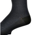 thumbnail image 4 of Sierra Socks Men Rayon from Bamboo Herringbone Dress Casual Crew Socks (Shoe Size 10-12), 4 of 6