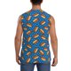 thumbnail image 4 of Balery Hot Dog 1 Camisetas sin mangas para hombre, absorbe la humedad y protege contra el mal olor.-XX-Large, 4 of 7