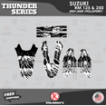 thumbnail image 4 of Kalair GFX Graphics Kit for Suzuki RM125 POLISPORT RESTYLE (2001-2008) Thunder Series, 4 of 5