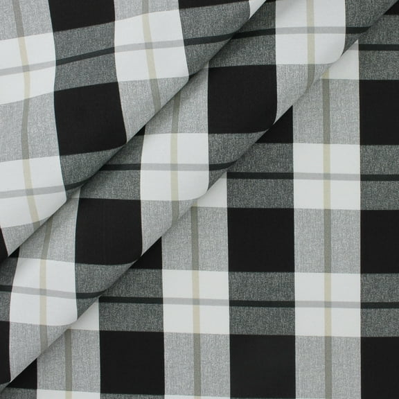 Berkshire Home 100% Polyester 54" Indoor/Outdoor Barkley Pewter Fabric,  Cut by the Yard