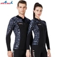 thumbnail image 4 of Greeniant BUCEO SAIL 3MM Traje de neopreno Tops Trajes de neopreno de primera Protección Trajes de buceo Canoa Buceo para aeróbic acuático Deportes acuáticos mujer gris L Greeniant OD003290-18, 4 of 6