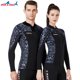 thumbnail image 5 of Eigraketly Traje de neopreno de 3MM para buceo, traje de neopreno grueso de manga larga, chaqueta, trajes de buceo, traje de Surf para aeróbic acuático, Deportes acuáticos hombre gris L Eigraketly OD003290-13, 5 of 6