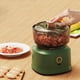 thumbnail image 4 of Mini picador de ajo inalámbrico procesador de alimentos | Triturador y picador portátil recargable USB | Cuchilla de acero inoxidable 304 | Capacidad de 350ml | Para ajo, cebollas, carne, especias, 4 of 9