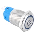 thumbnail image 3 of Interrupteur, Bleu LED Plat Rond N NC Interrupteur Voiture Construit pour l'Avenir, 3 of 8