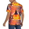 thumbnail image 2 of Fotbe Halloween Baseball Jersey Shirt for Men and Women, Casual Short Sleeves Button Down T-Shirt-Large, 2 of 9