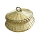 thumbnail image 5 of Cesta tejida de bambú para aperitivos, versátil organizador de pan y frutas tejido a mano Color natural, 5 of 9
