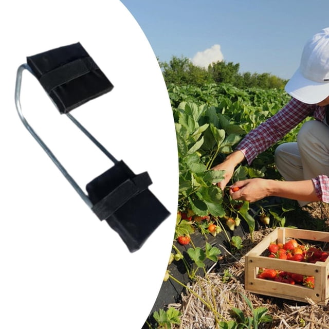 Dispositivo portátil para arrodillarse en el jardín, como una almohadilla para arrodillarse, ideal para jardines y patios traseros. Negro