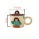 thumbnail image 3 of 1pc 14oz Cute Ceramic Mugs, Espresso Cups, Kawaii Cups, Coffee Cups, Tea Cups, Milk Cups, The Best Gifts For Office And Personal Birthdays And Valenti, 3 of 4