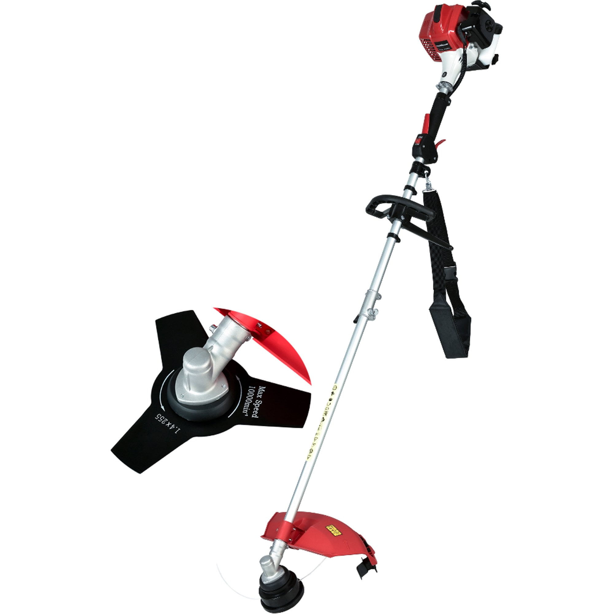 SYNGAR Cordless Weed Eater, Gas Powered String Trimmer with 2 Cutting
