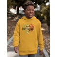 thumbnail image 2 of Buon Ferragosto Brush Paint Hoodie Juniors -Image by Shutterstock,  Medium, 2 of 4