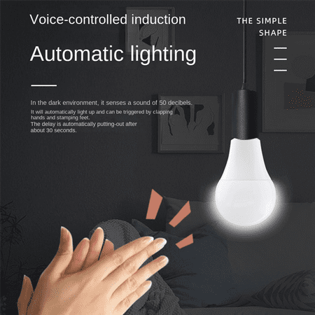

control LED bulb 5PCS Sound and Light Control Sensor Switch Delay Automatic Light Control LED Bulb Sound Sensor