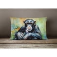 thumbnail image 2 of Chimpanzee Throw Pillow DAC2894, 2 of 4