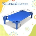 Stackable Daycare Cots for Kids, 47" L x 22" W Portable Toddler Nap Cot