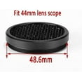 thumbnail image 2 of Scope Accessories Mesh 44MM/50MM/56MM Hunting Equipment Optical Aim Sight Rifle Scope Anti-Reflection Sunshade Caps (Color : for 44mm Scope), 2 of 5