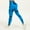 Blue, variant on iHPH7 Breathable Leggings for Women Soft Leggings for Women Compression Leggings for Women Yoga Pants Women's Leggings Women's Activewear Seamless Leggings for Women Black L