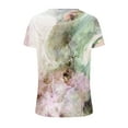 thumbnail image 5 of Munlar Graphic Womens T Shirts Short Sleeve White Crew Neck Blouses Flower Tops for Women, 5 of 5