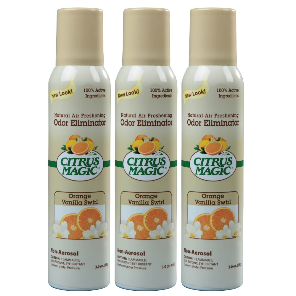 Citrus Magic Natural Odor Eliminating Air Freshener Spray, Orange
