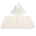 thumbnail image 2 of Almohadilla de fieltro para sauna gorro de sauna absorbente de agua blanco para baño, 2 of 8