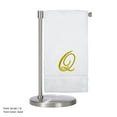 thumbnail image 3 of Monogrammed Bath Towel, Personalized Gift, 27 x 54 inches - Set of 2 - Gold Script Embroidered Towel - 100% Turkish Cotton- Soft Terry Finish - for Bathroom or Spa - Script Q White, 3 of 3