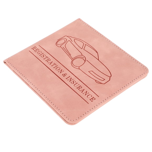 HEALEEP Organizador De Tarjetas Y Documentos Para Auto Color Rosa Con Y Práctico