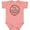Mauve, variant on Inktastic Big Sister Leaves, Circle, Heart Girls Baby Bodysuit