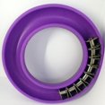 thumbnail image 4 of 2 piezas de de bobina flexible, azul púrpura, portabobinas de carrete accesorios de herramientas de costura de bricolaje Zulema Soporte organizador de bobina, 4 of 8