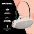 thumbnail image 2 of Altavoz Boombox Bluetooth Skullcandy Barrel: altavoz portátil inalámbrico resistente al agua, con modo de espectáculo de luces LED, batería de 12 horas, enlace múltiple y carga de salida USB-C y USB-A, 2 of 5
