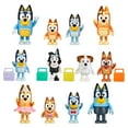 thumbnail image 3 of Bluey "The Show" 4-Pack, 2.5-3 inch Figures,  Bluey's family - Bluey, Bingo, Chilli (Mum) and Bandit (Dad), Preschool, Toys for Kids, Ages 3+, 3 of 5