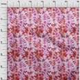 thumbnail image 3 of oneOone Polyester Spandex Pink Fabric Leaves Sewing Fabric By The Yard Printed Diy Clothing Sewing Supplies 56 Inch Wide, 3 of 5
