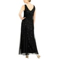 thumbnail image 2 of JKara Womens Beaded Long Evening Dress, 2 of 2