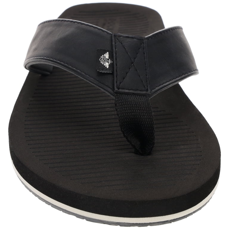 Dockers Mens Etched Flip Flop Sandal, Black, Size 11  display picture 2