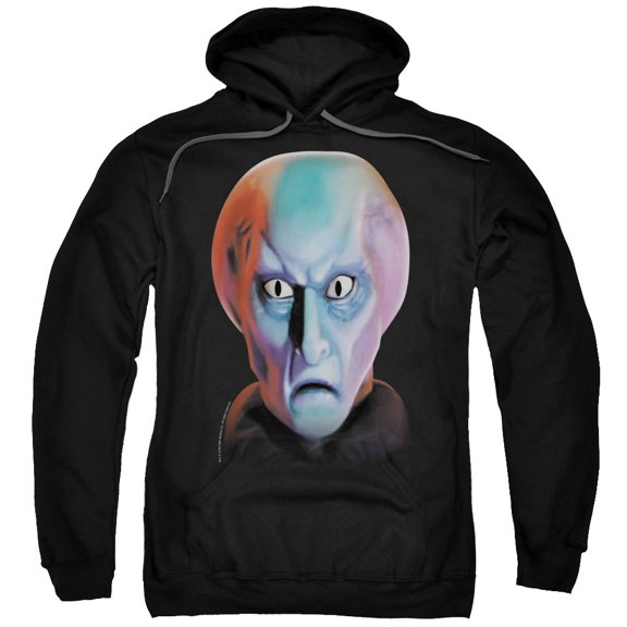 Star Trek Balok Head Adult Pullover Hoodie Sweatshirt Black