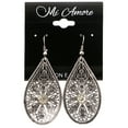 thumbnail image 2 of Mi Amore Dangle-Earrings Silver-Tone, 2 of 2