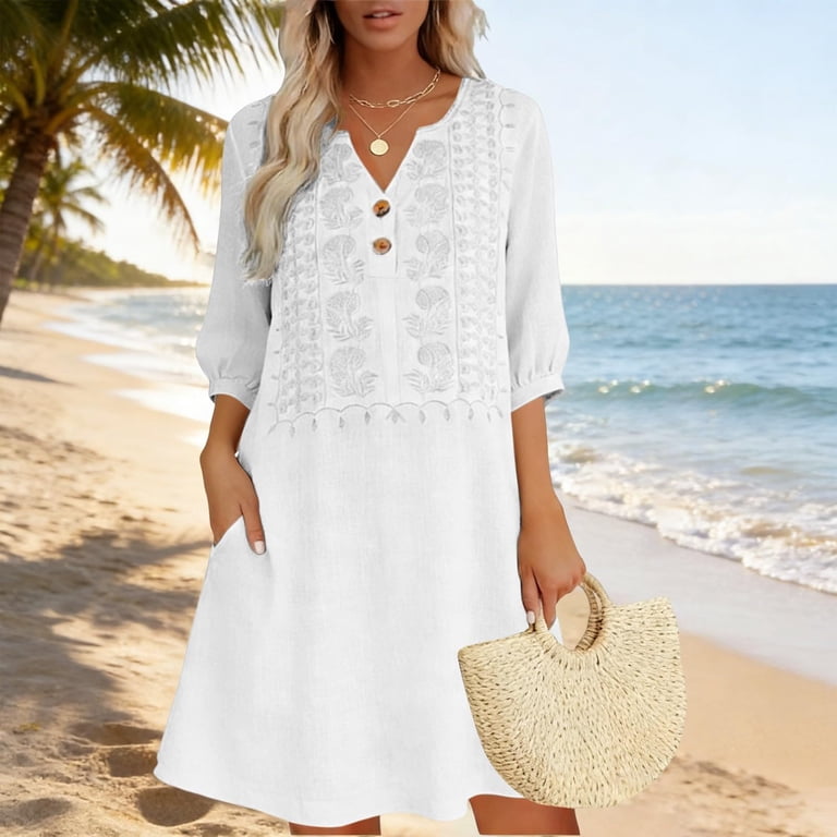 vintage linen dresses Movie Inspired Square Collar Prairie Dress Blue / L I Retro Fairy a true tribute to the romantic and refined aesthetics of the Victorian era Classic Linen Dress | Ann