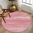 thumbnail image 2 of Round Rug 6Ft Washable Non-Slip, Pink Circle Area Rugs for Living Room Bedroom, Vintage Modern Abstract Art Ombre Indoor Floor Mats Carpet Runner for Home Decor Aesthetic, 2 of 8