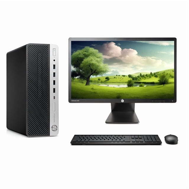 PC HP 600 G4 SFF, Intel Core i5-8a, con 8GB RAM, 500GB SSD, MONITOR 22" REACONDICIONADO