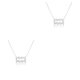 thumbnail image 3 of Sonducket Ins Twelve Zodiac Sign Amistad Collar Ins Charm Delicado colgante a prueba de herrumbre Accesorio de moda Acuario Plata Acuario Plata 2piezas Sonducket CBP215972, 3 of 6