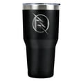 thumbnail image 1 of The Flash Zoom Logo Black Stainless Steel Tumbler 30 oz Coffee Travel Cup, Vacuum Insulated & Double Wall with Leakproof Sliding Lid, 1 of 6