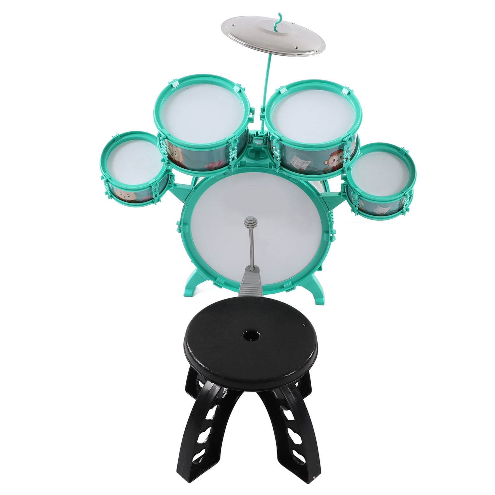 Kids Drum Set, Body Coordination Baby Drum Kit Musical Instruments