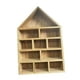 thumbnail image 3 of Estante de exhibición de caja de sombra, estante de almacenamiento montado en pared, vitrina de madera, soporte para figuras en miniatura para, 3 of 9