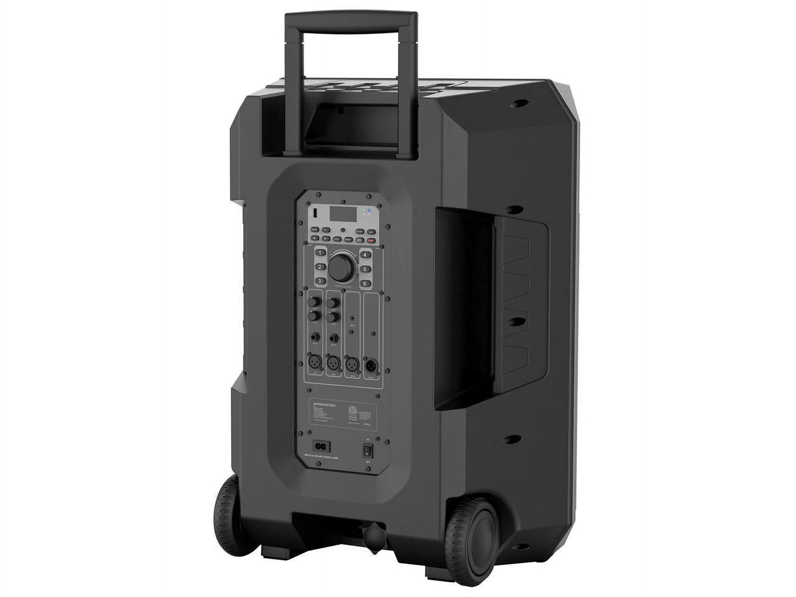 Restored Monster X6 All-in-One PA Bluetooth Speaker System (Refurbished)
