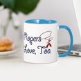 thumbnail image 4 of CafePress - Goat Ropers Mug - 11 oz Ceramic Mug - Novelty Coffee Tea Cup, 4 of 6