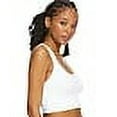 thumbnail image 3 of Women's Maidenform DM2304 Pure Comfort Feel Good Seamless Crop Tank Bra (White L), 3 of 3