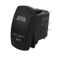 thumbnail image 4 of Yeacher LED Light Bar Rocker On/Off Switch with Relay Wiring Harness Kit 12V 40A Relay for Jeep RV Boat Trailer, 4 of 8