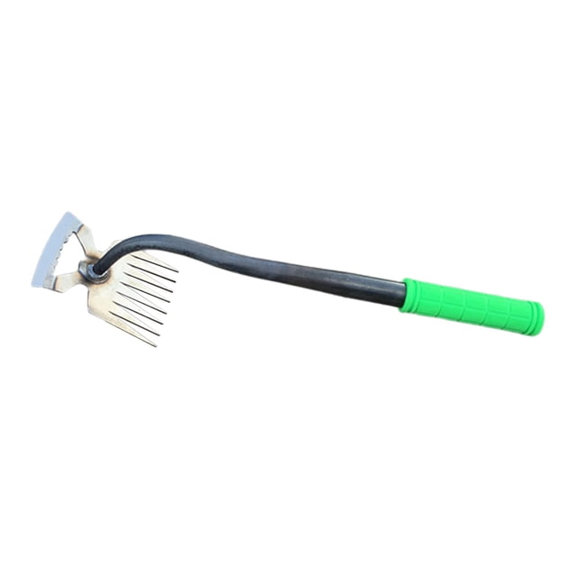 Manual Weeder Weeding Puller Mango largo Excavación de acero inoxidable Herramienta de excavación de deshierbe Herramienta de deshierbe de jardín para 8 puntiagudos DYNWAVEMX removedor de malezas