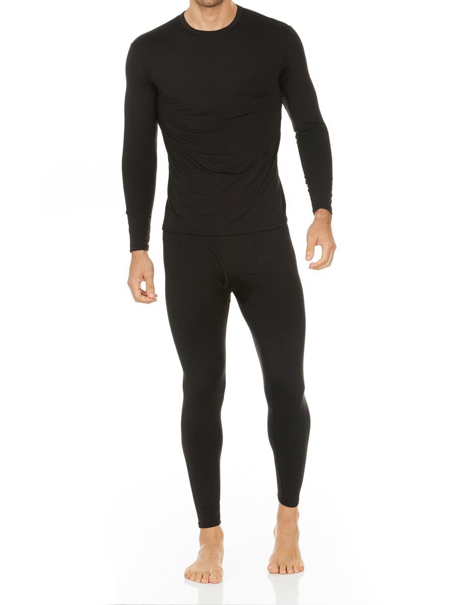 Thermajohn Men's Ultra Soft Thermal Underwear Long Johns Set with